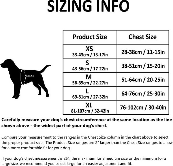 Chai's Choice Premium Quick Release Reflective Front Clip Dog Harness - Small