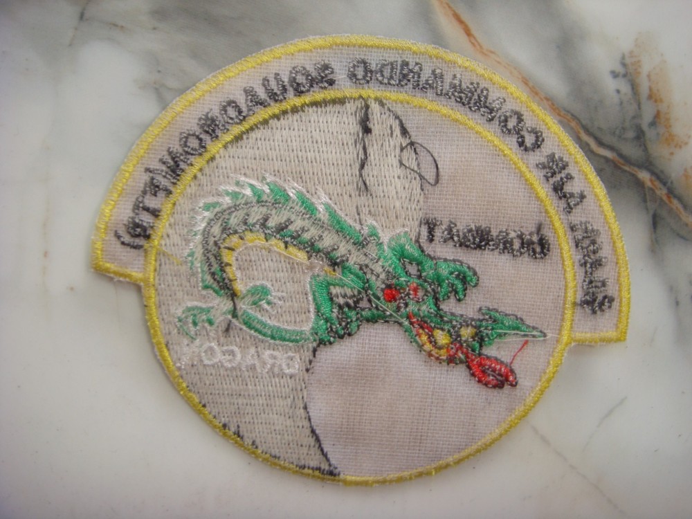 US 604th AIR COMMANDO SQUADRON "COMBAT DRAGON", VIETNAM WAR PATCH