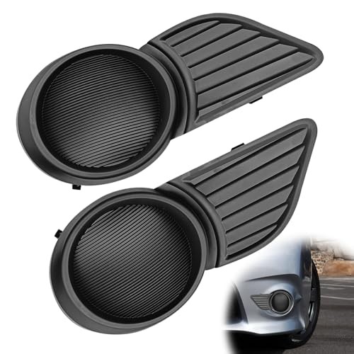 2PCS Front Bumper Fog Light Bezel Cover Compatible with 2011-2017 Sienna