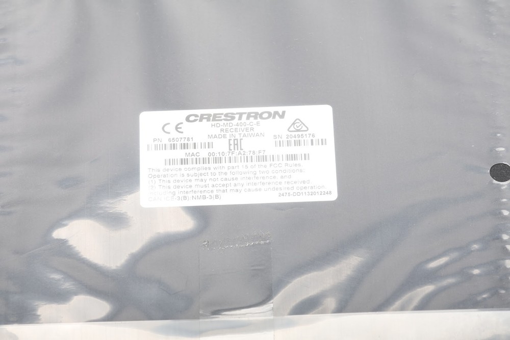 Crestron HD-MD-400-C-E Multiformat Switch Receiver/Transmitter - New Open Box