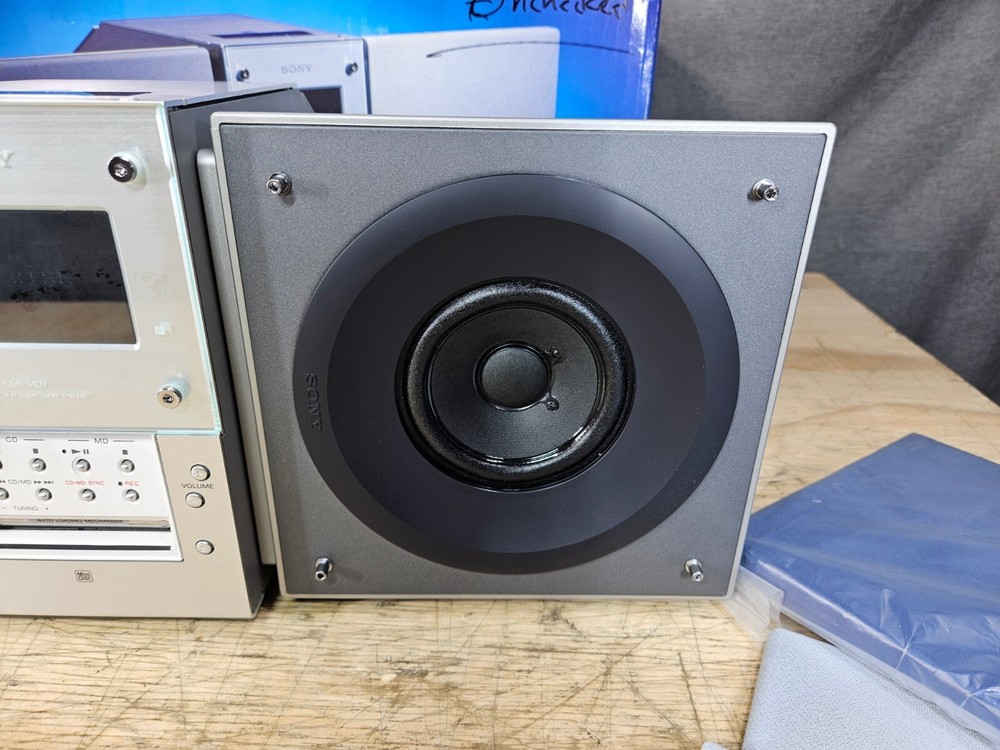 SONY CMT-MD1 Mini Disk Stereo System - VIDEO DEMO! 🎥📺✅