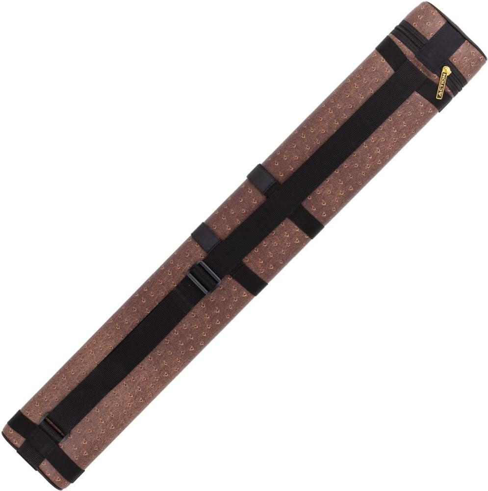 Action AC24 2x4 Hard Pool Cue Case - Brown