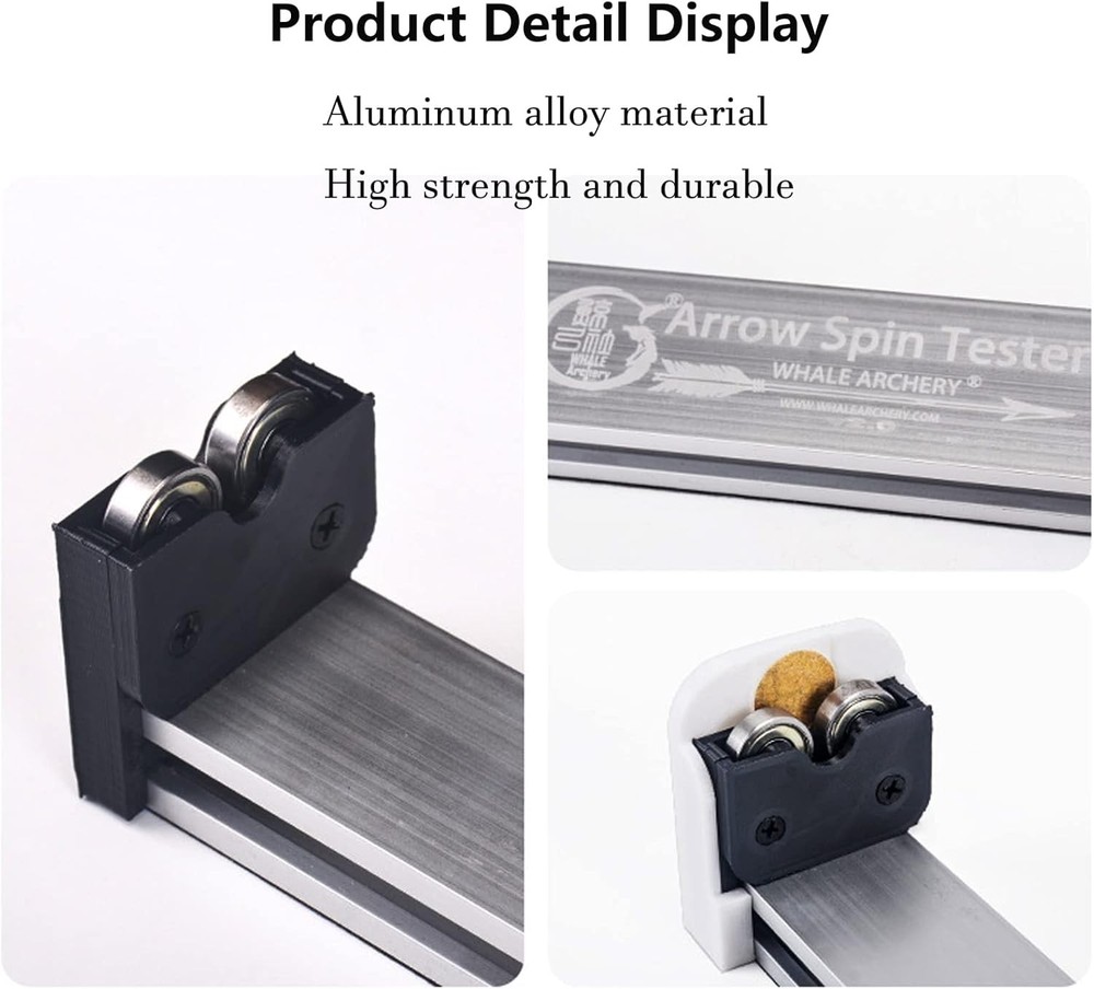 Archery Arrow Spinner Tester Straightness Detector Tool Vane Tuning...