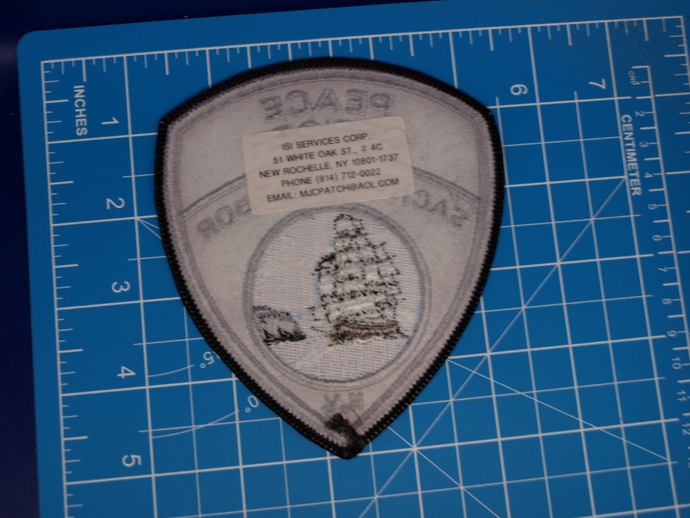 Sackets Harbor New York Peace Officer patch-Bin A3