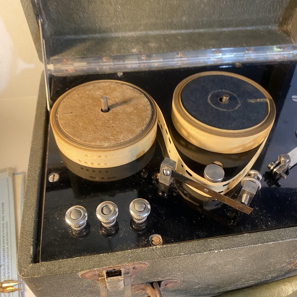 The Peerless Signagraph RCA Morse Code Training Machine W/ 3 Rolls