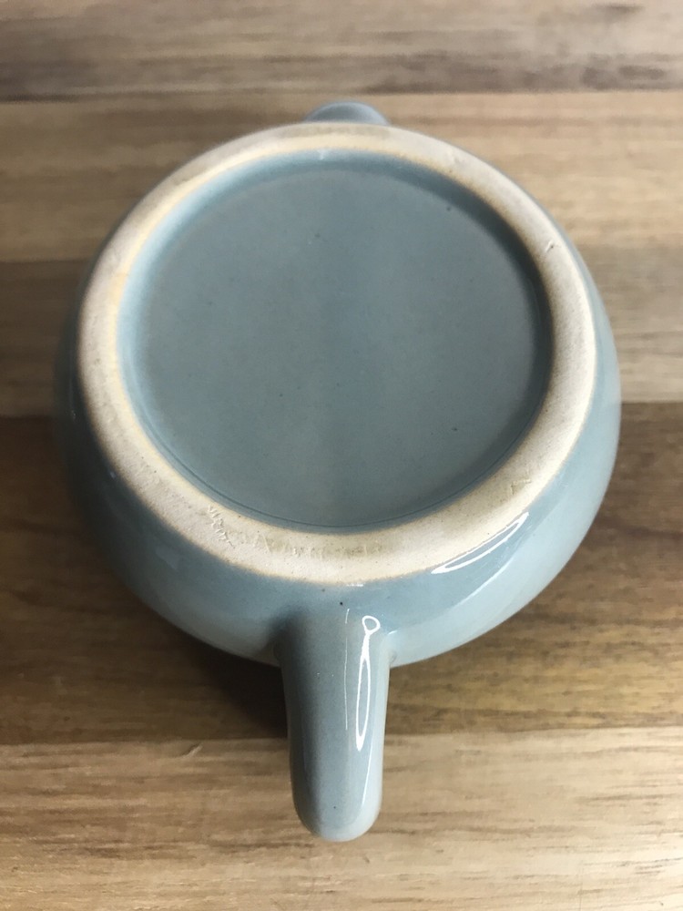 Miniature Green/Blue Glaze Ceramic Teapot