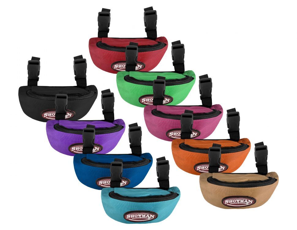Showman Nylon Insulated Trail Horn Bag POUCH SACK w Pocket Western Saddle Bags