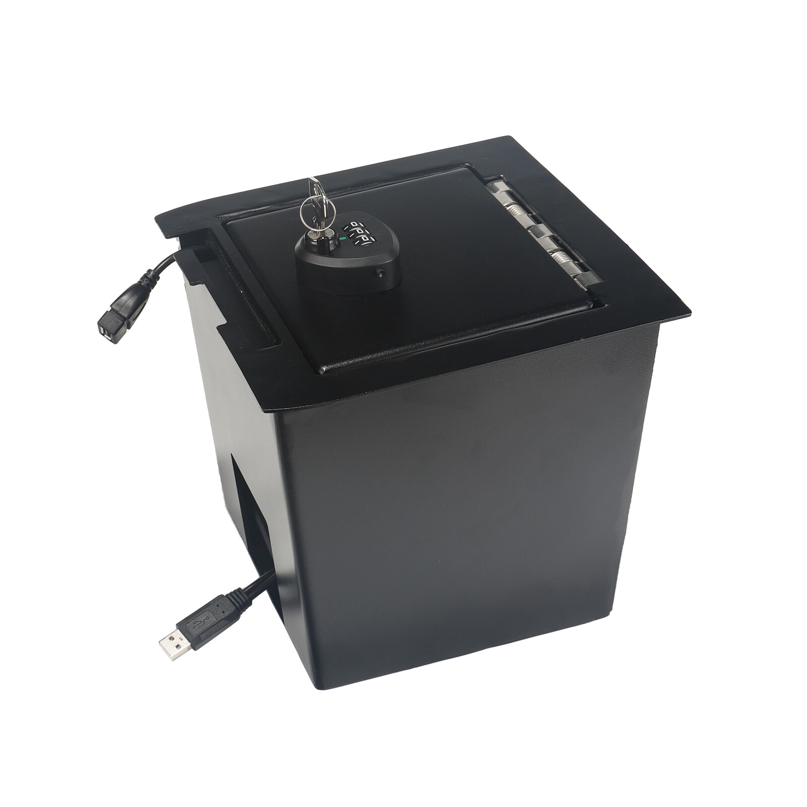 For Toyota Tacoma 2016-2023 Center Console Gun Safe Storage Box Vault & LED