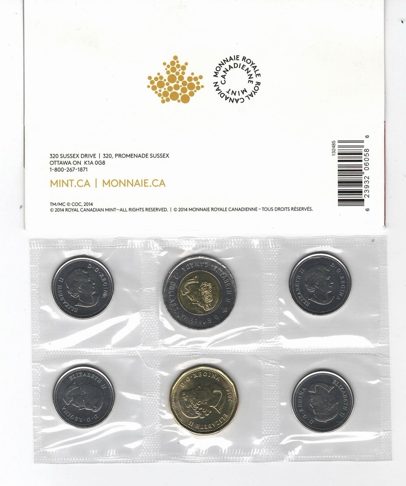 2013-2014 Canada Proof Like Set - Royal Canada Mint -