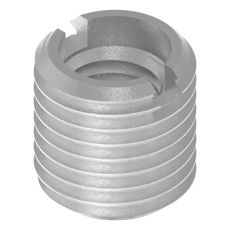 Thin Wall Self Locking Thread Insert, 1/4"-28 Int Thrd Sz, 18-8 Stainless