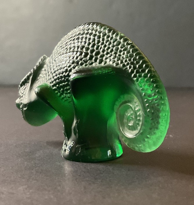 Lalique Emerald Green Chameleon 1 Of My Over 400 + Lalique Listings