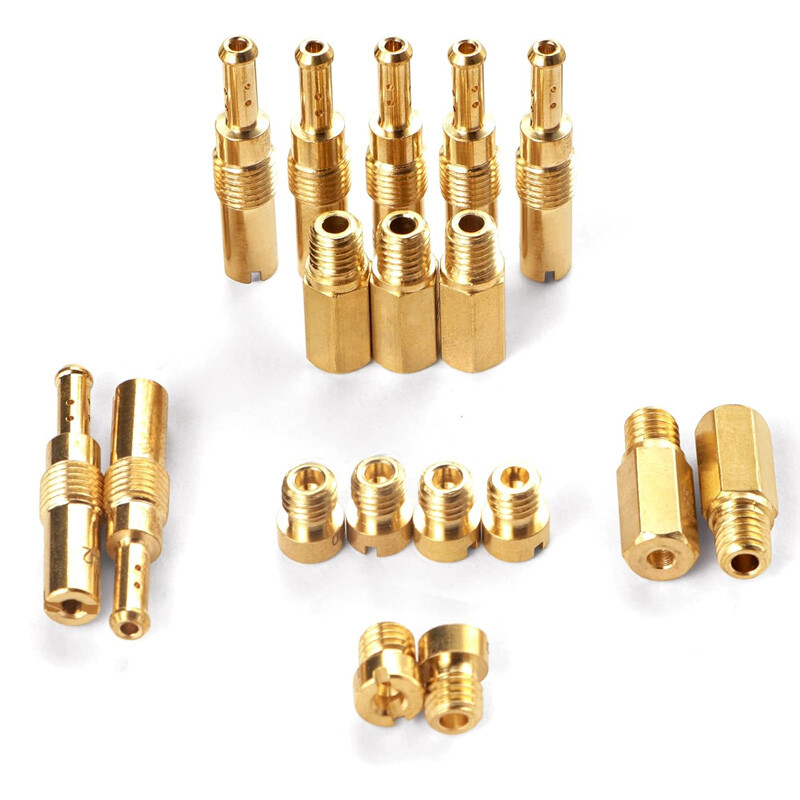 40Pcs Carburetor Jet Kit for PWK Keihin OKO CVK KOSO Crab,Pilot and Main Jets