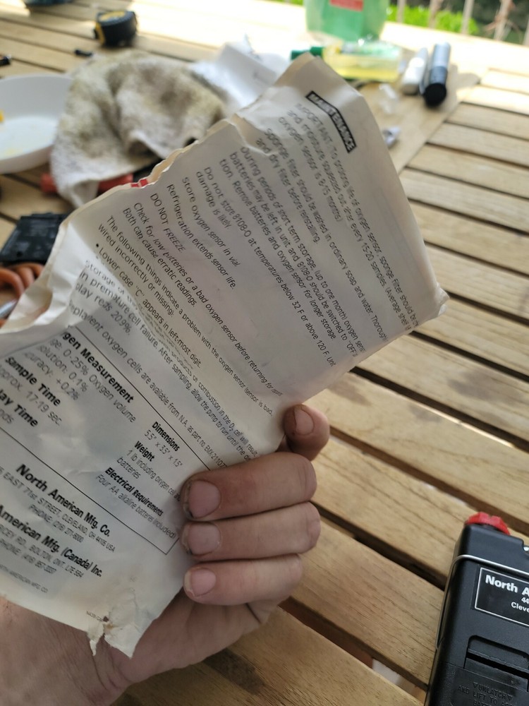 North American 8108-0 Post Combustion Oxygen Analyzer