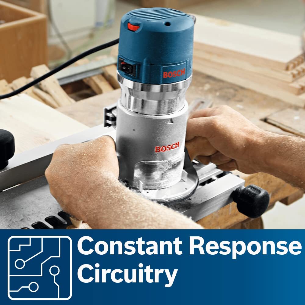 BOSCH 1617EVS 2.25 Horesepower Electronic Fixed-Base Router with a Variable