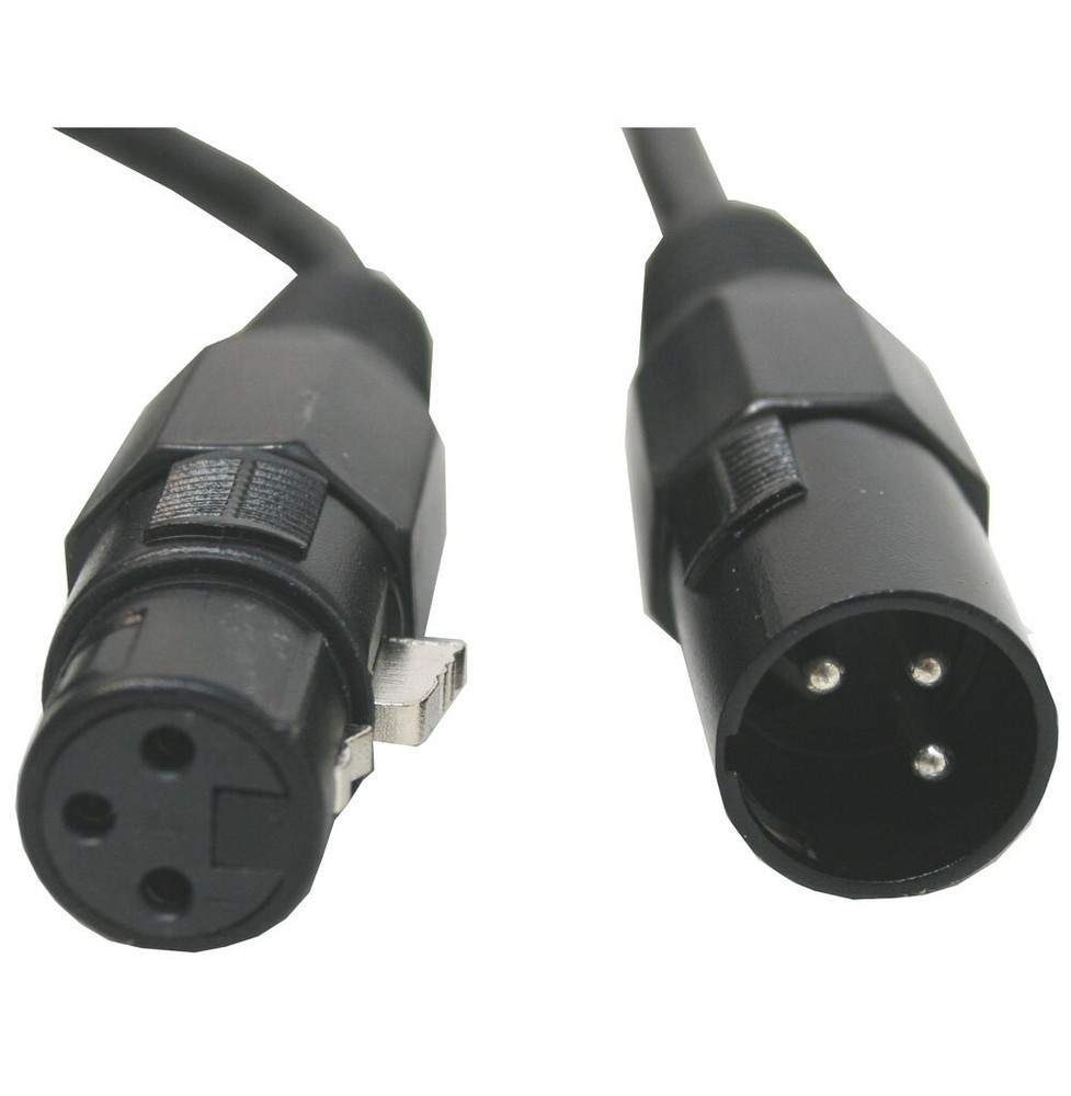 50 Foot Dmx 3 Pin Lighting Cable Pro DJ Light Fixture - Control Board Data Cable