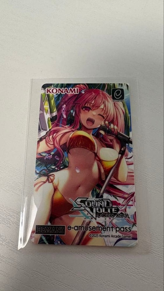 Sound Voltex E-Amusement Pass Card Rasis