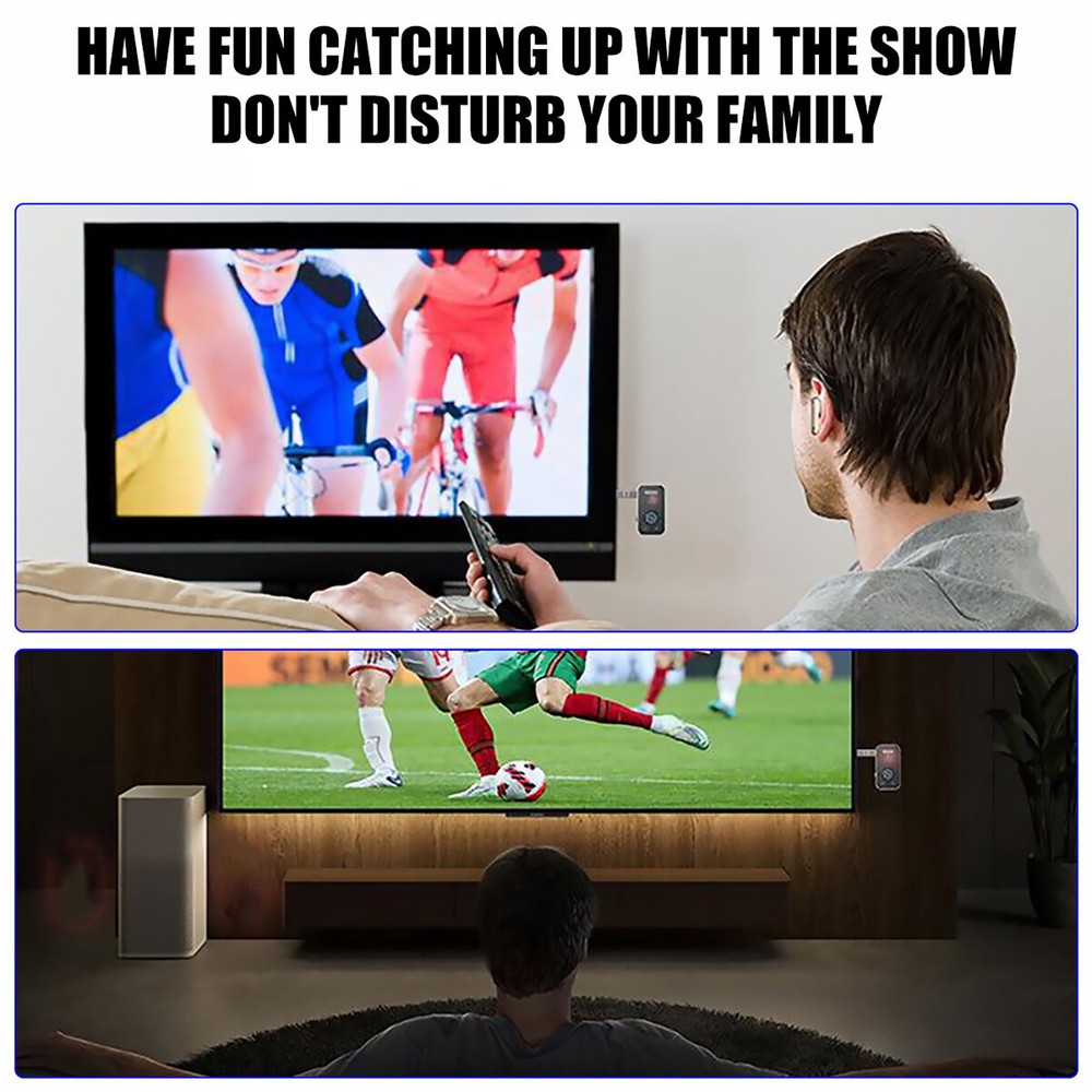 USB Wireless Bluetooth 5.3 Transmitter Receiver 2in1 for Home Stereos Adapter