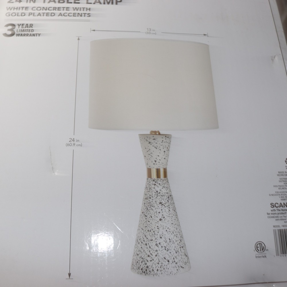 Hampton Bay Sosebee Table Lamp 24" THD1001A