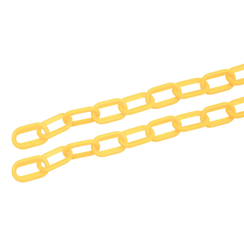 200ft Yellow Plastic Barrier Chain for Effective Crowd Control Management