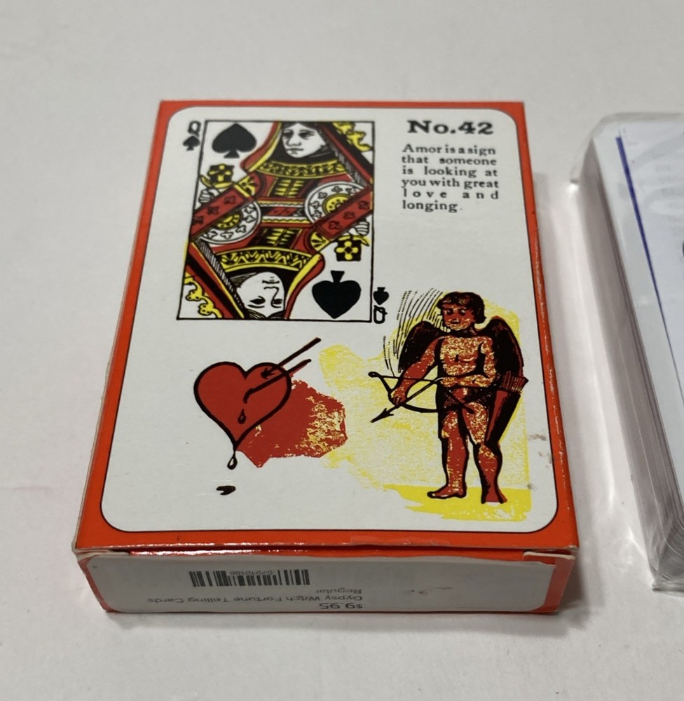 Gypsy Witch Fortune Telling Playing Cards w/ Instructions Deck Complete Tarot