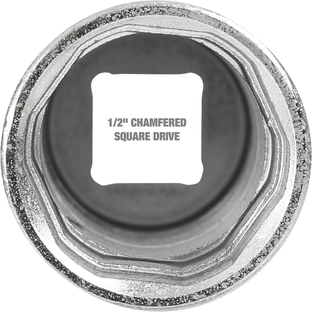 OEMTOOLS 25254 Oil Pressure Switch Socket, 1/2" Drive, Fits One Size, Silver