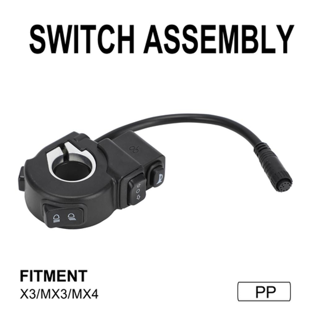 Switch Unit Handlebar Switch Left Starter Light for Talaria Sting X3 MX3 MX4