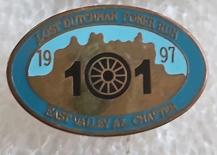 Lot of 14 Vintage Motorcycle Run Pins From Various Locations New And Used