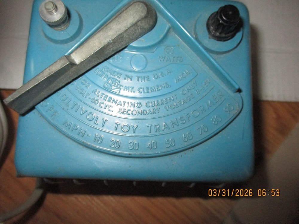 VINTAGE Lionel Model Train MULTI VOLT Transformer #4150 ~POWERS ON