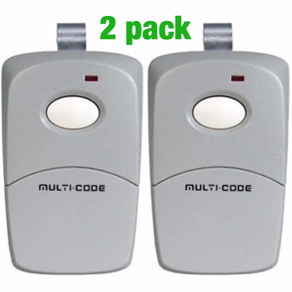 2 Pack Multi-Code Linear 3089 Gate Opener Remote