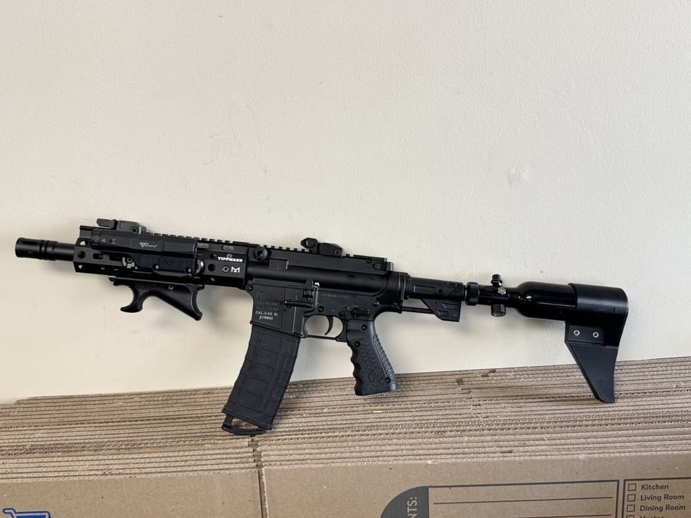 Tippmann TMC Elite .68 Caliber Magfed Marker - Black