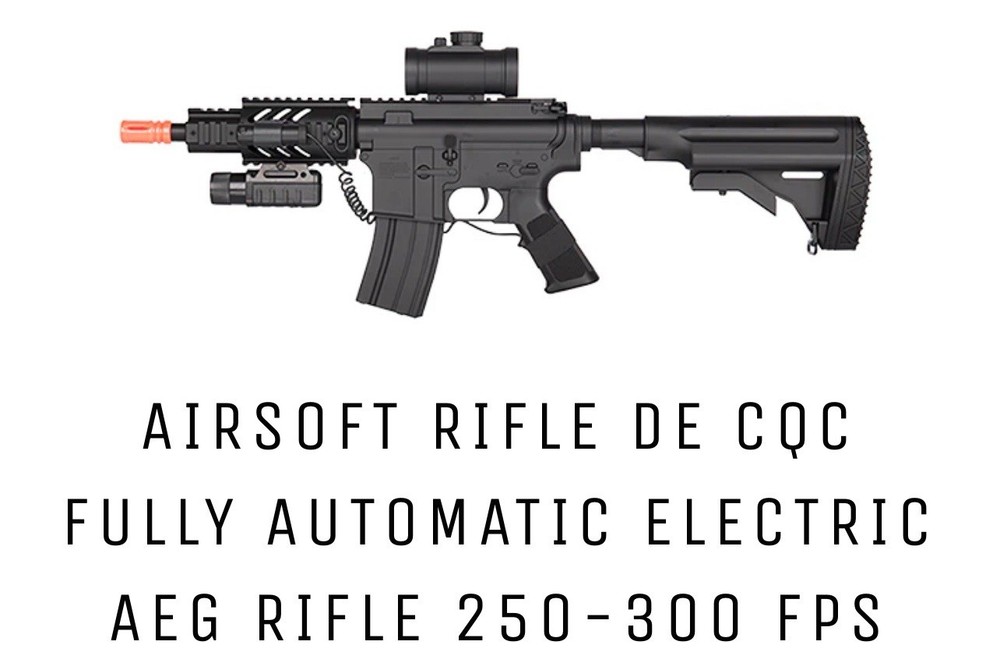 DE CQC AEG Airsoft Rifle Perfect For Beginners!
