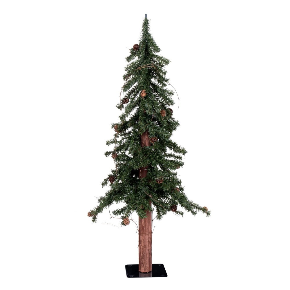 Vickerman 3' x 22" Alpine Tree w/Cones/Vine 187T