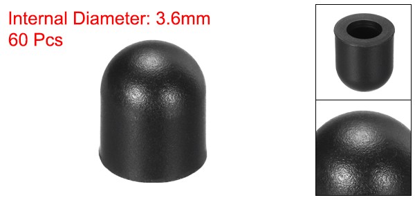60 Pcs Replacement Stylus Pen Tips 6mm Screen Pens Tips Silicone Rubber
