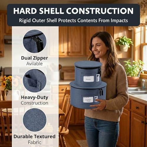 China Storage Hard Shell Containers 5-Piece Set Moving Boxes 5 Pack Denim Blue