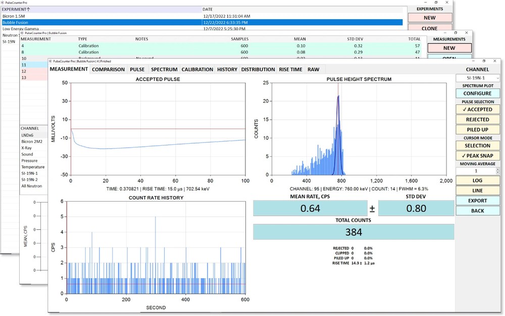 PulseCouner Pro Multichannel Analyzer / MCA / Pulse Processor for Gamma & X-Ray
