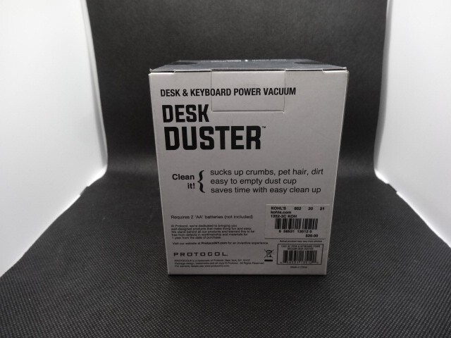 PROTOCOL COMPUTER KITCHEN TABLE LAPTOP OFFICE DESK KEYBOARD POWER VACUUM DUSTER