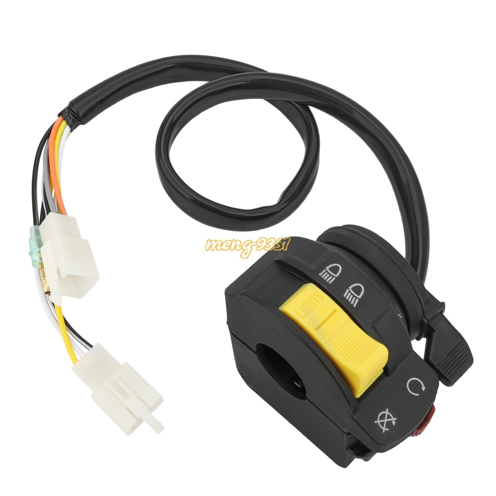 Handlebar Switch Start Stop Headlight for Suzuki QuadRunner LT160E LT230E LTF160