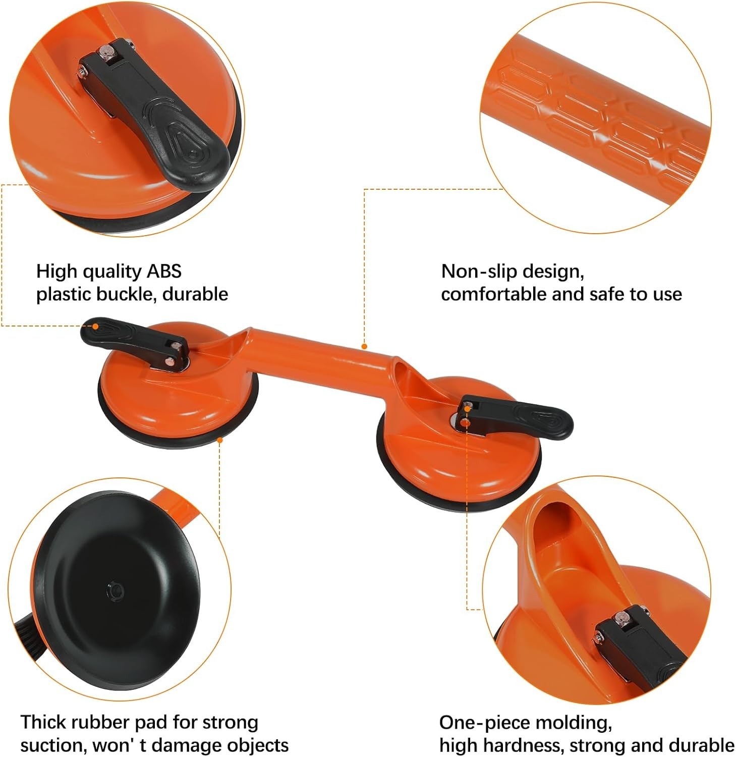 Floor Gap Fixer Tool for Laminate Floor Gap Repair Plank Grabber, with Mallet