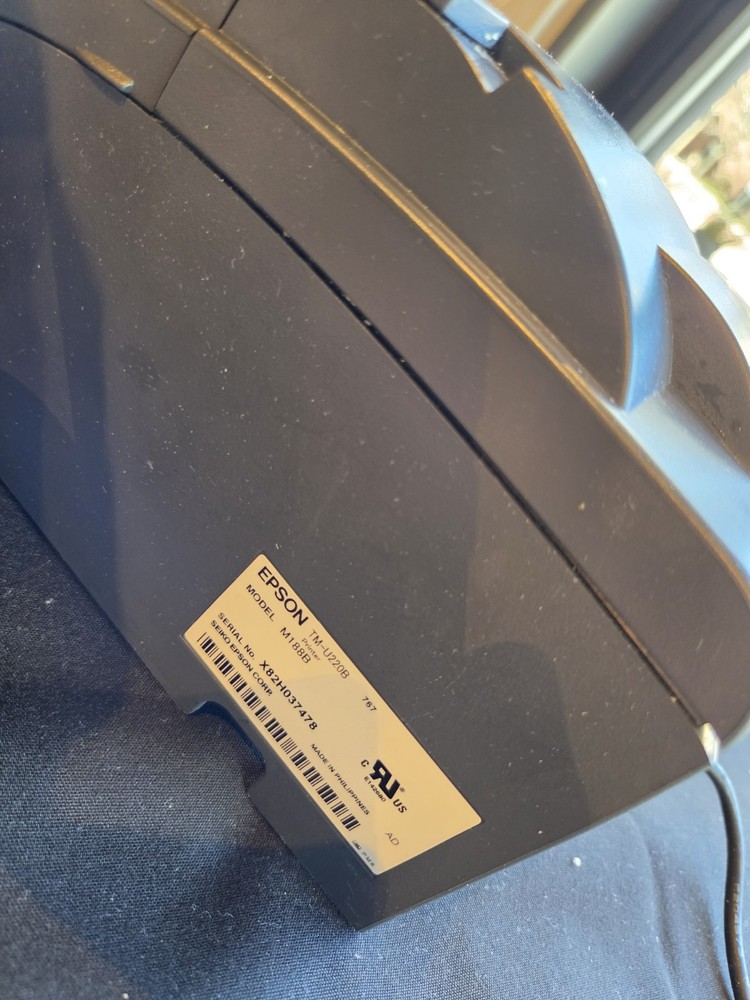 Epson TM-U220B Pos Kitchen Receipt Printer (ETHERNET)