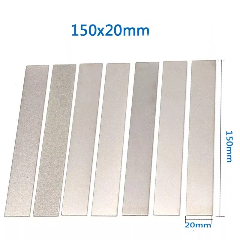 75x170mm Rectangular Diamond Coated Grinding Sanding Polishing Disc Paper Sheet