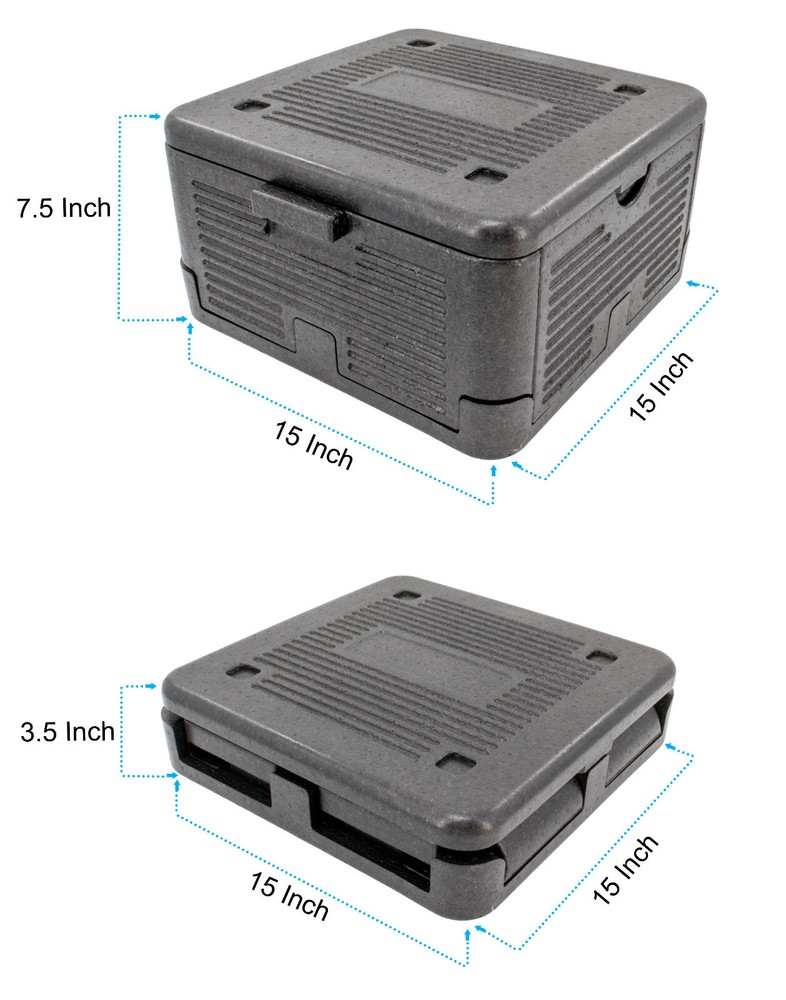 Cooling Chilling Collapsible Cooler Chest Box Insulate Foldable Portable Medium