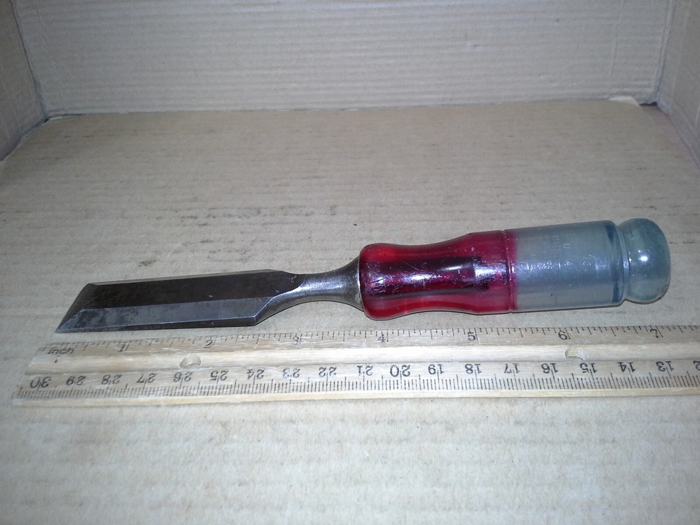 Vintage. Buck Woodworking Bevel Chisel . VGC