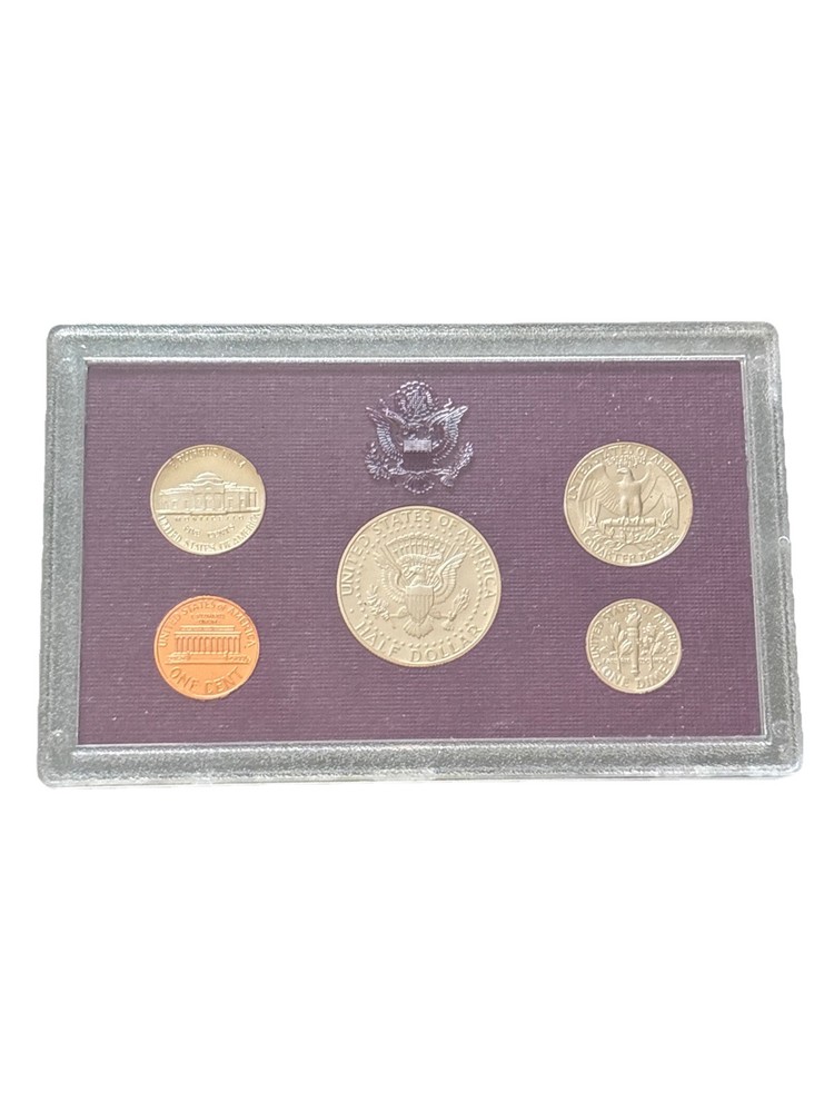 1992 U.S. Mint Proof Set Kennedy Half Dollar Five Different Coins Original Box