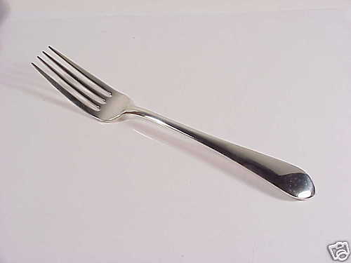 Lunt Silversmiths Sterling Silver Fork 7” Jefferson Pattern 1883 USA