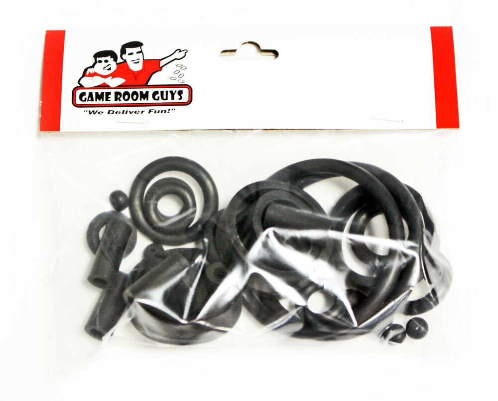 Bally Judge Dredd Pinball Machine Replacement Repair Rubber Ring Kit Black