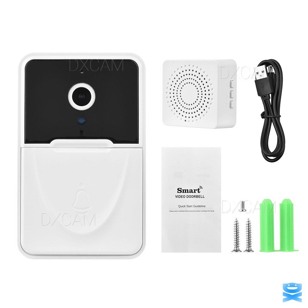 Wifi Smart Doorbell Wireless Security Intercom Video Camera Chime Door Bell Ring