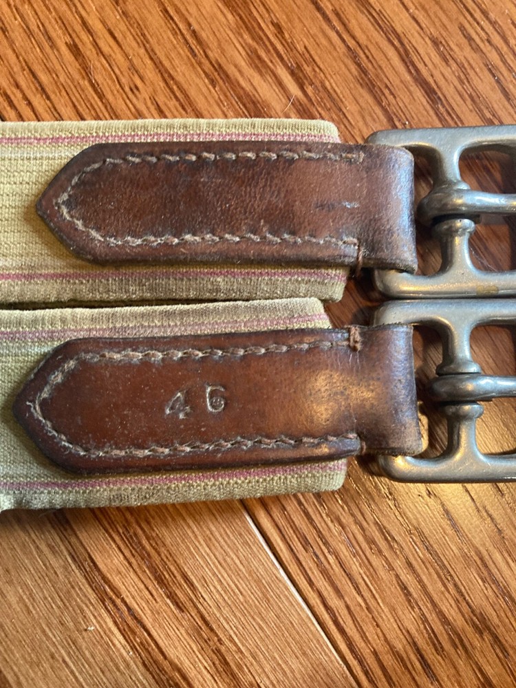 46" leather girth