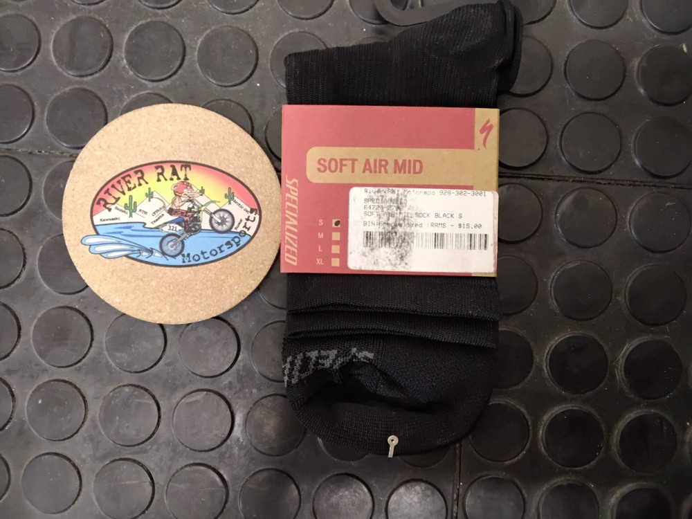 Specialized Soft Air Mid Logo Sock BLACK SMALL
