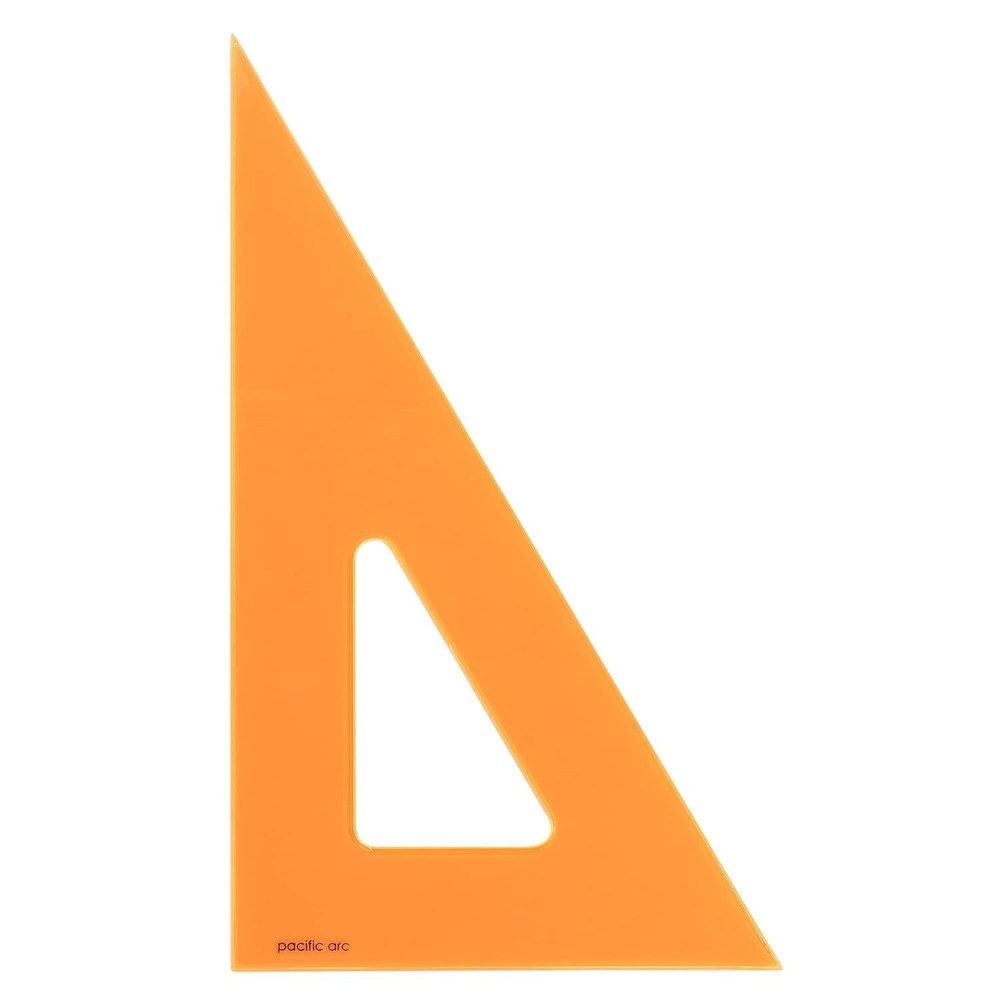 Pacific Arc's Scholastic Triangle - 6 inch - Fluorescent - 30/60 Angle