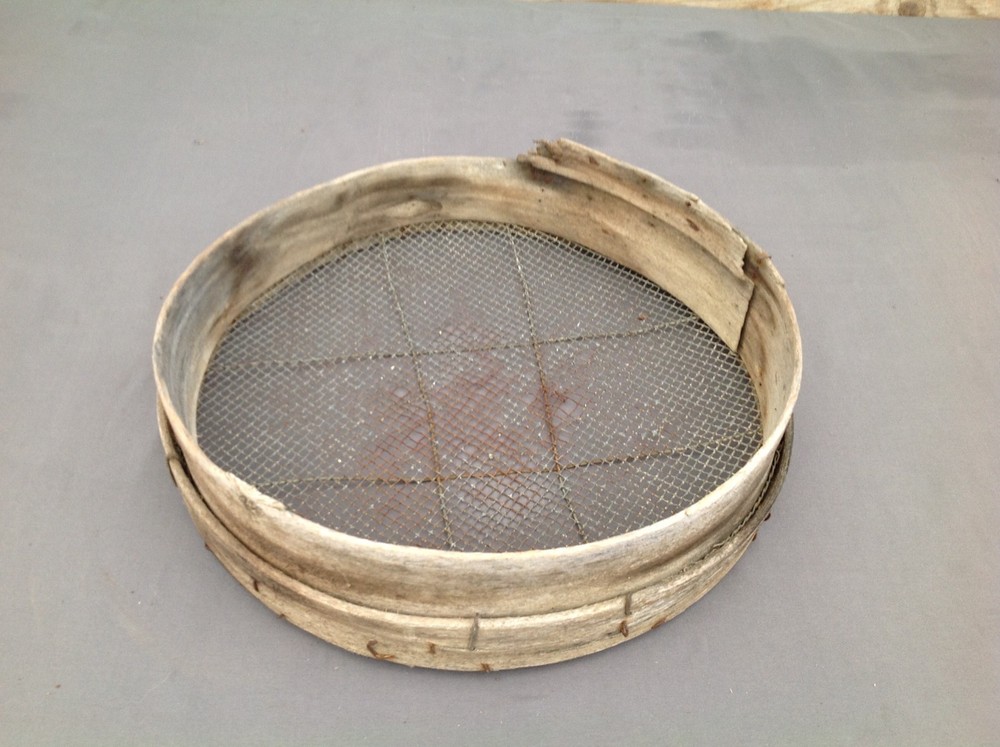 Antique Large 18" Round Sifter